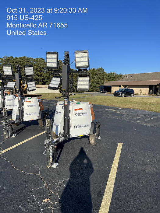 2023 Generac MLT2 Diesel, Flex Switch 120V Input, Powerzone Controller, (4) 320W LED Lights, 4kW Generator, 39.9 Gal Fuel Tank, 2" Ball, T3