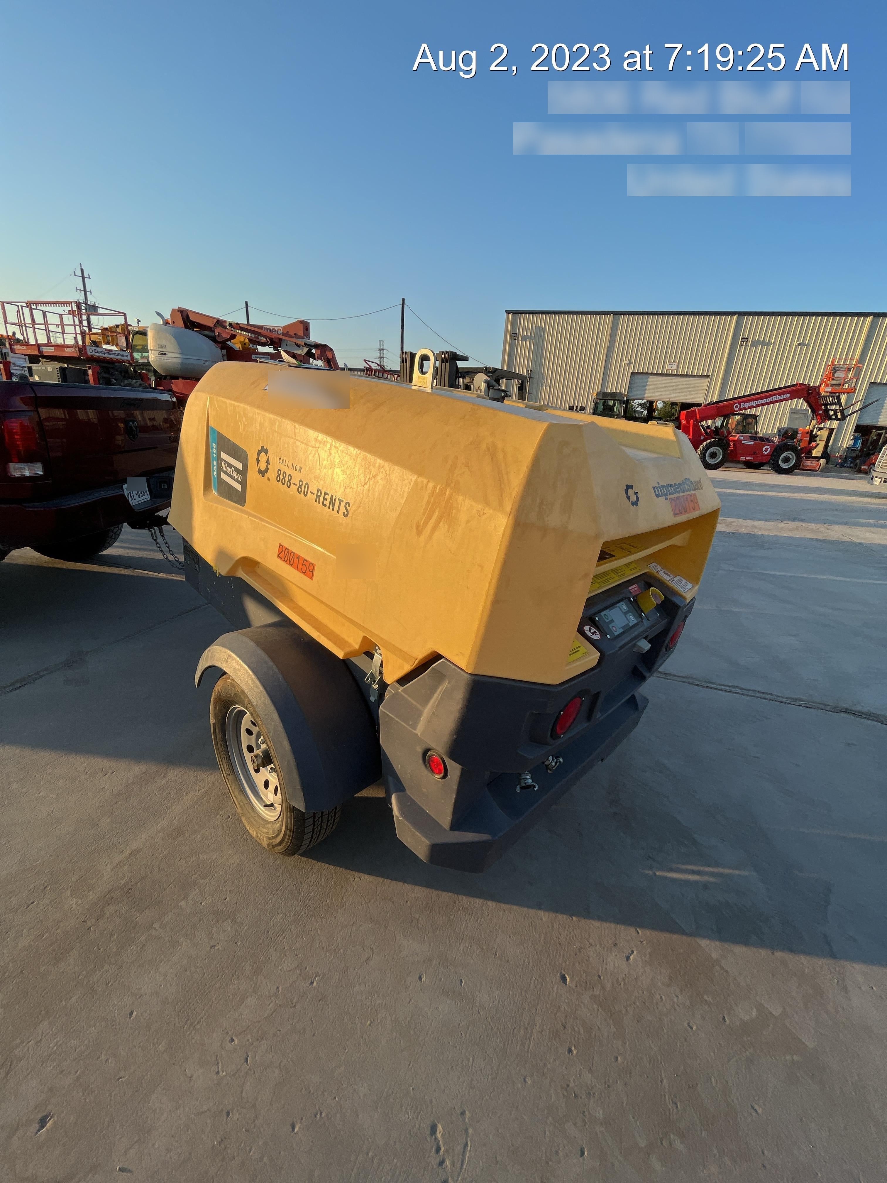 2022 ATLAS COPCO XAS188 CWK