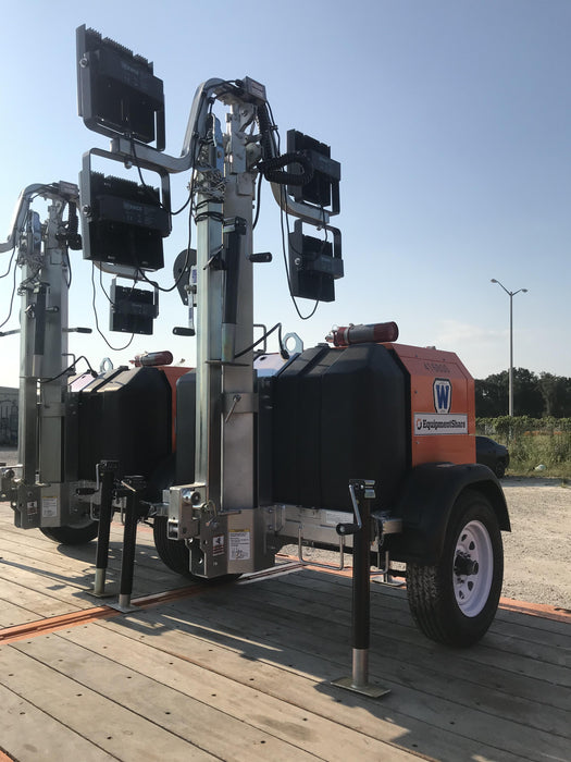 2024 Wanco WLTT-4MM4K Diesel, Deep Sea Controller, Shore Power Plug, Auto Start, (4) 350W LED Floodlights, 4kW Generator, 60 Gal Fuel Tank, 2" Ball, T3