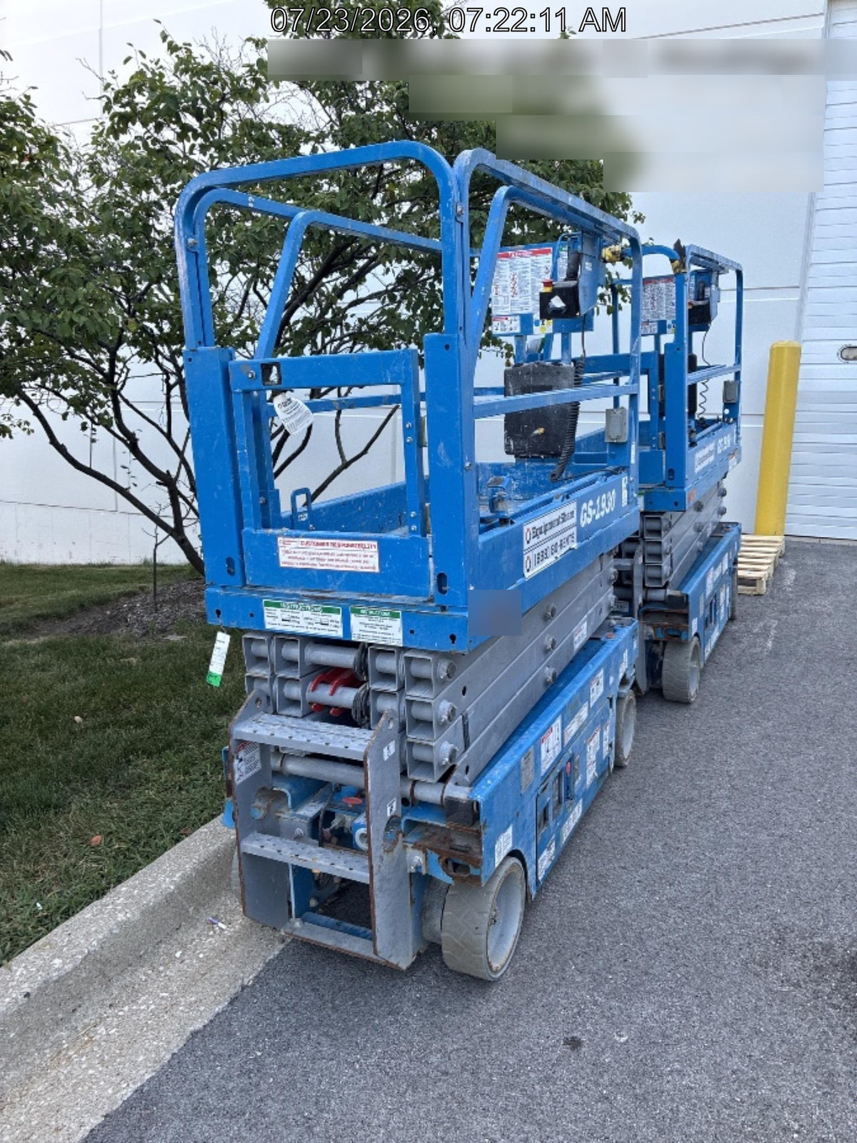 2020 Genie GS-1930 Solid Non Marking Tires, Beacon, Folding rails with half height swing gate
