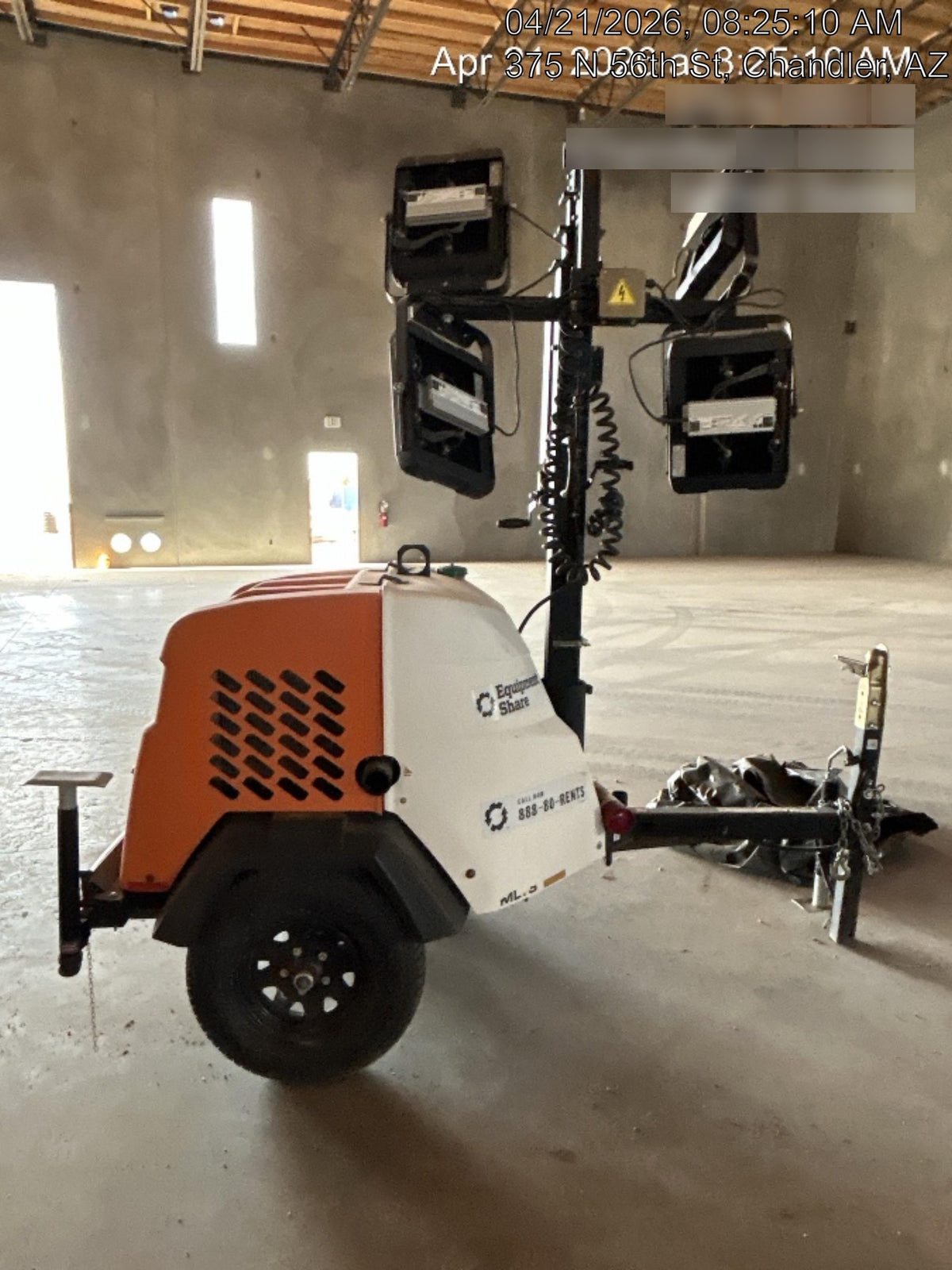 2024 Generac MLT2 Diesel, Flex Switch 120V Input, Powerzone Controller, 
(4) 320W LED Lights, 4kW Generator, 39.9 Gal Fuel Tank, 2" Ball, T3