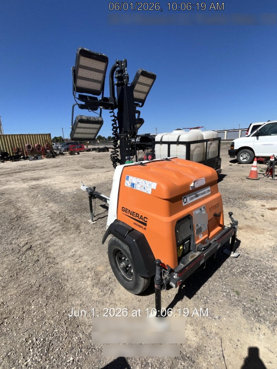 2023 Generac MLT2 Diesel, Flex Switch 120V Input, Powerzone Controller, 
(4) 320W LED Lights, 4kW Generator, 39.9 Gal Fuel Tank, 2" Ball, T3