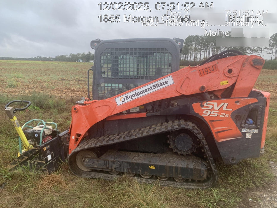 2020 Kubota SVL95-2SHC Cab, Rubber Tracks, Hydraulic Quick Coupler