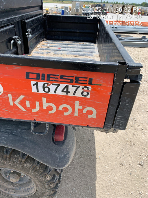 2021 Kubota RTV-X1140W-H Plastic Canopy, Windshield Acrylic Clear, LED Strobe Light, Wire Harness Kit, Back up Alarm