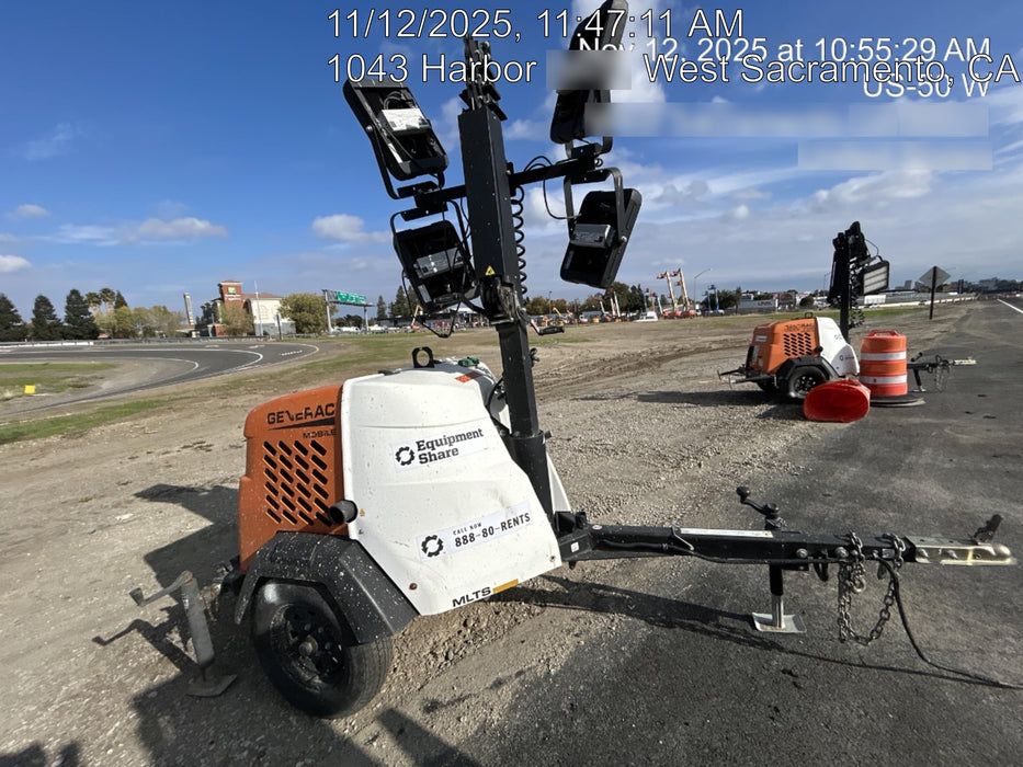 2023 Generac MLT2 Diesel, Flex Switch 120V Input, Powerzone Controller, (4) 320W LED Lights, 4kW Generator, 39.9 Gal Fuel Tank, 2" Ball, T3