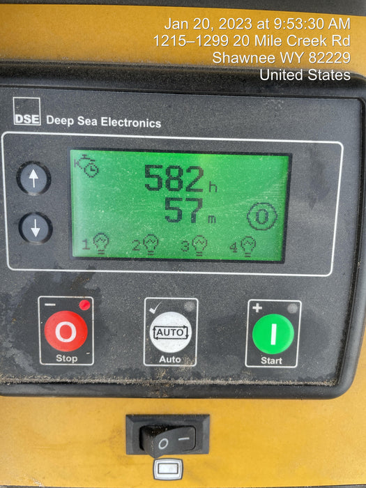 2022 Allmand NLV3GR (4) LED Light Fixture 350W, 23' Vertical Mast, 3kW Prime, Towable, ES Decals, T3