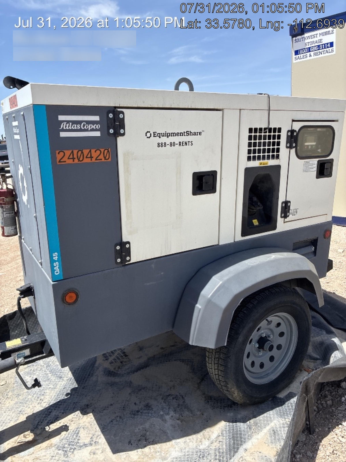 2022 ATLAS COPCO QAS45 CWK