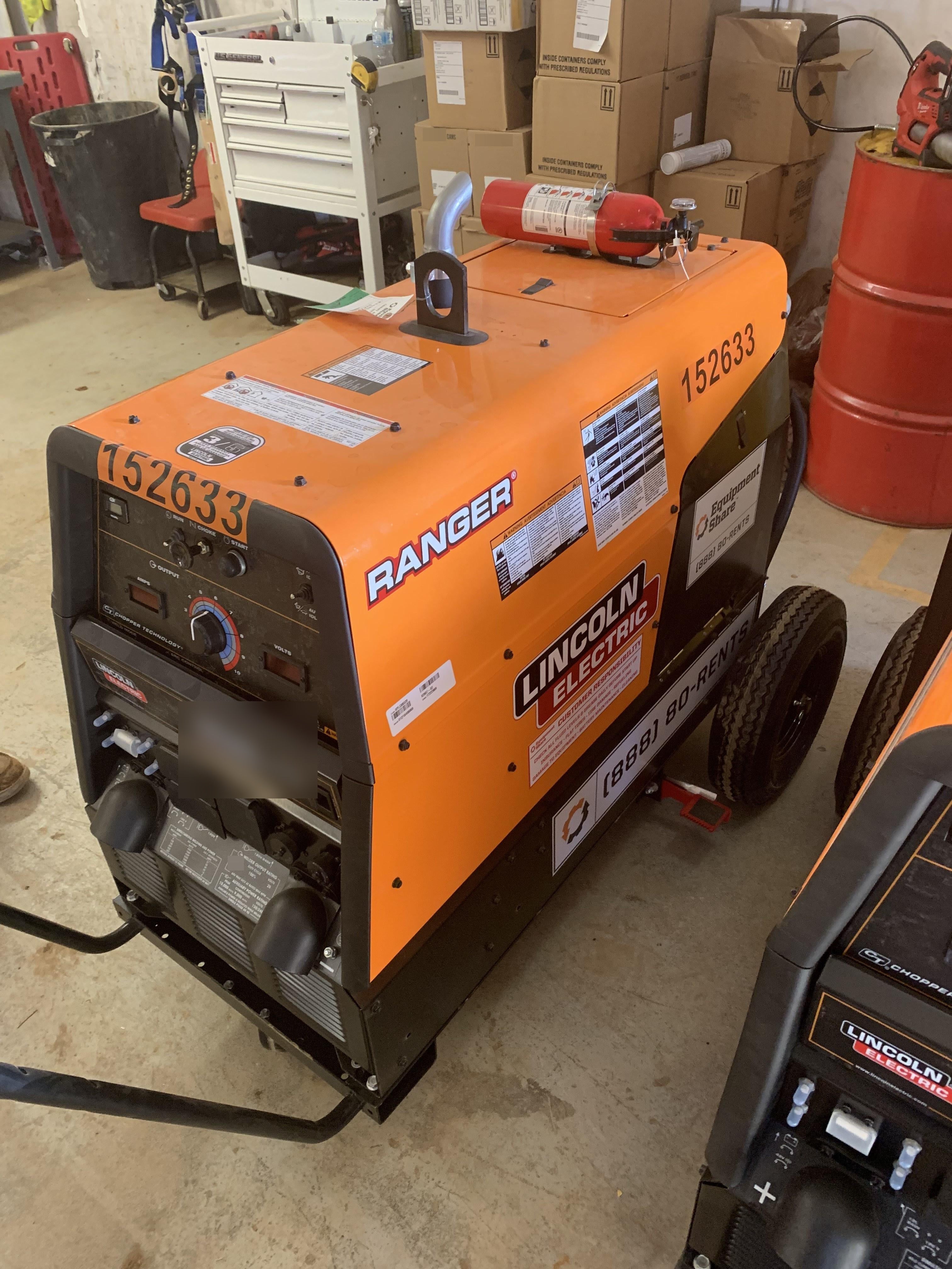 2021 Lincoln Electric Ranger 305 LPG LPG One-Pak (includes undercarriage, tank holder & tank strap) ORANGE