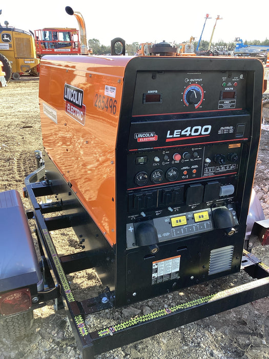 2022 Lincoln Electric LE400 Kubota V1505, Trlr, Cable Rack, Light Kit, ES Decals, T3