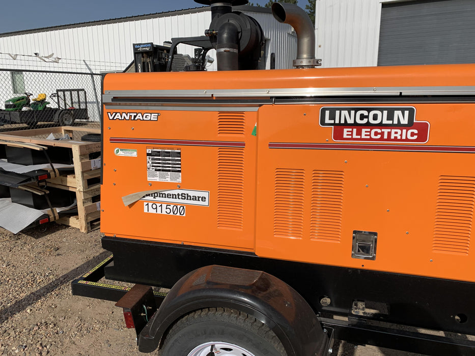 2021 Lincoln Electric Vantage 549X Ready Pak 3, ORANGE (includes trailer, cable rack, fender light kit)