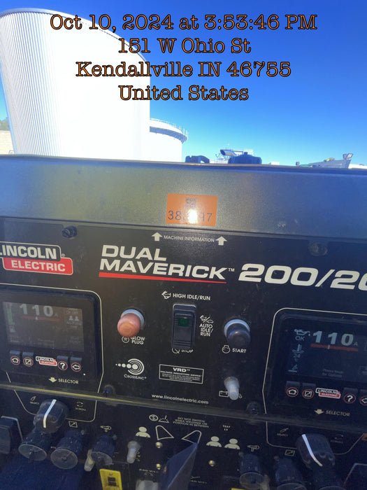 2024 Lincoln Electric Dual Maverick 200/200X Ready Pak 3, Includes Trailer, Cable Rack, Fender Light Kit K4382-1-RP3