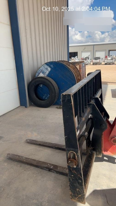 2018 Manitou MTA10055 Manitou MTA 10055 w/Open ROPS, Work Lights/Strobe, Aux Hyd, Solid Tires, Lift Hook, 66" Carriage, 60" Forks