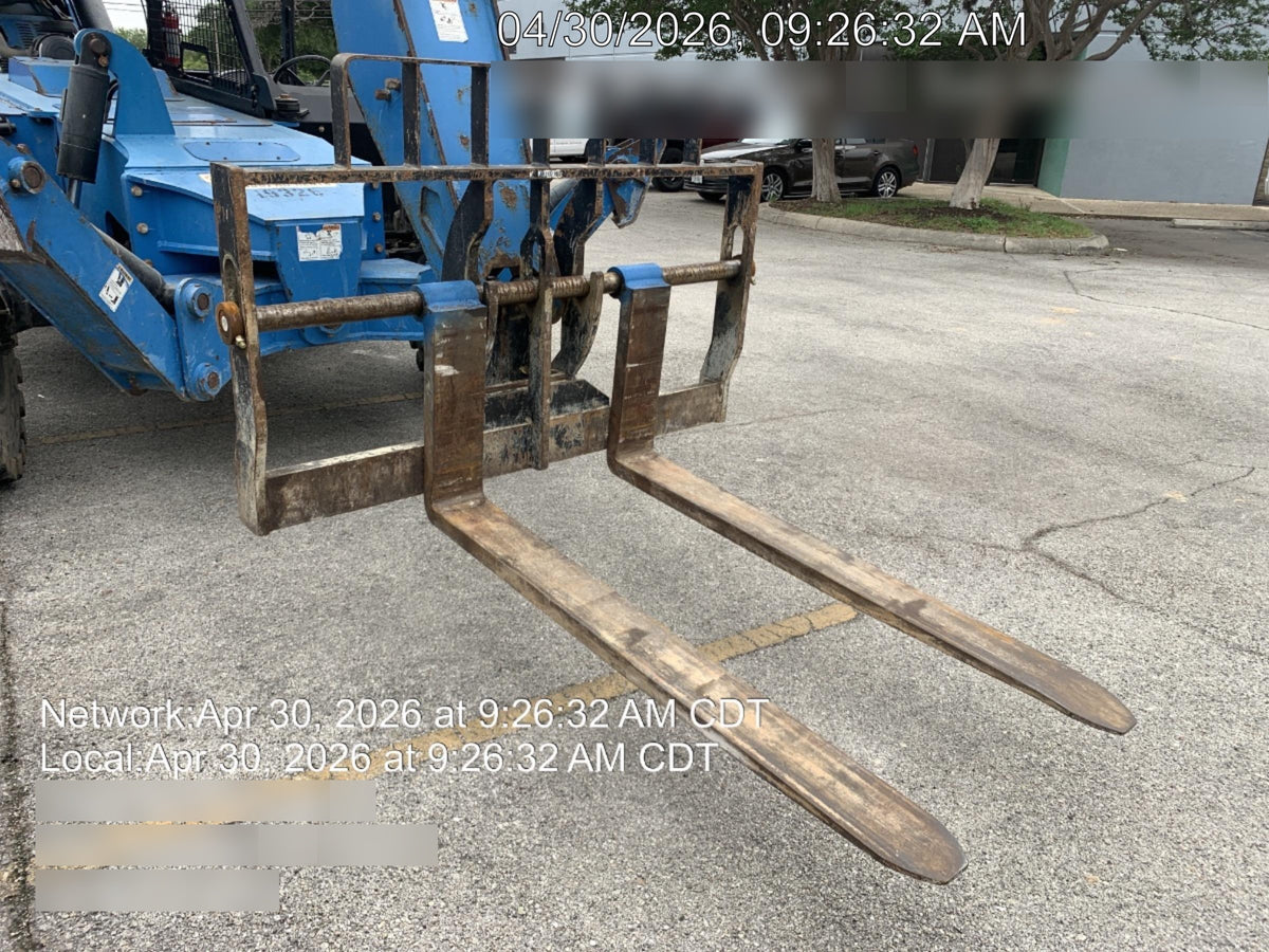 2018 Genie GTH-1056 Genie GTH-1056 w/ROPS, Work Lights, Solid Tires, RH Cab Mesh, Beacon, 60" Carriage and Forks