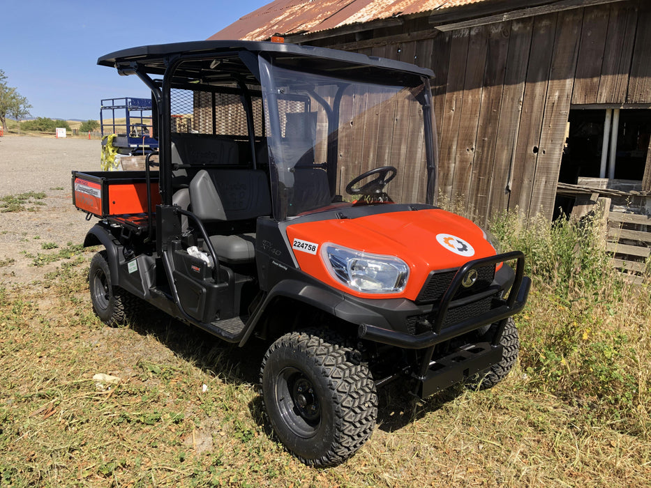 2022 Kubota RTV-X1140W-H Plastic Canopy, Windshield Acrylic Clear, LED Strobe Light, Wire Harness Kit, Back up Alarm