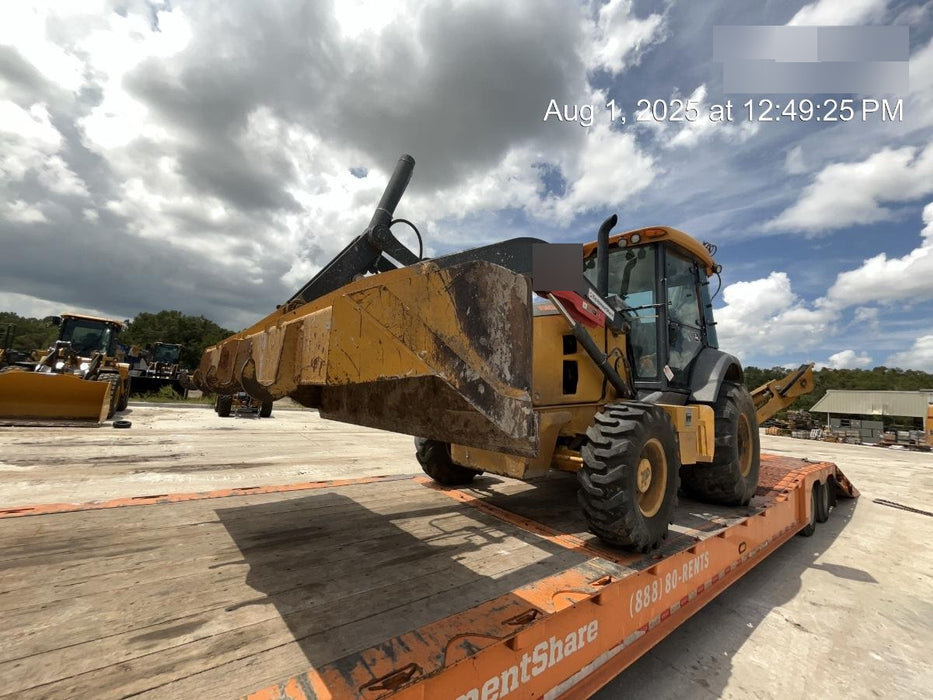 2020 John Deere 410L - Extendable Stick Cab/Heat/Air, 4WD, Extendable Stick, Pilot Controls, 2 Way Hydraulics, TAG Manual QC