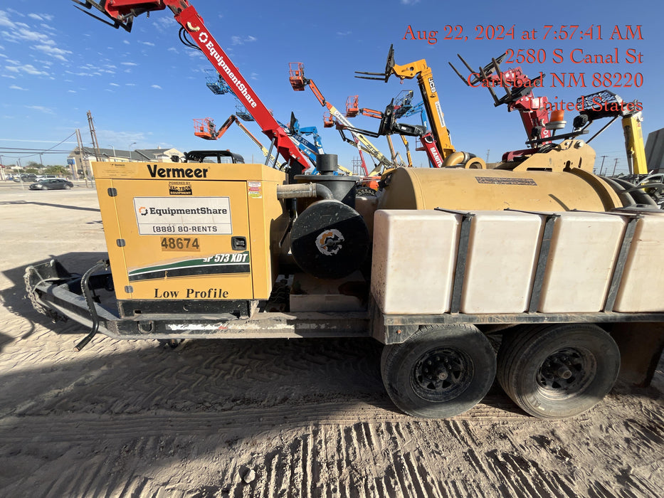 2019 Vac-Tron LP573XDT 24Hp Kohler Diesel, 500 Gal Debris Tank, 500 CFM Vacuum Pump, x2 100 Gal Water Tanks