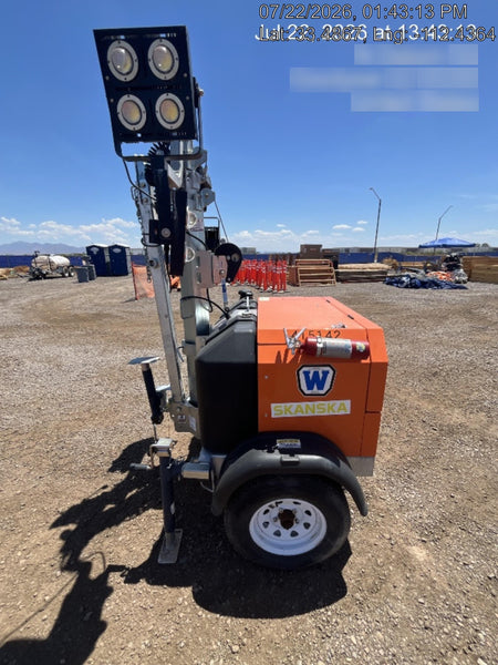 2024 Wanco WLTT-4MM4K Diesel, Deep Sea Controller, Shore Power Plug, Auto Start, (4) 350W LED Floodlights, 4kW Generator, 60 Gal Fuel Tank, 2" Ball, T3