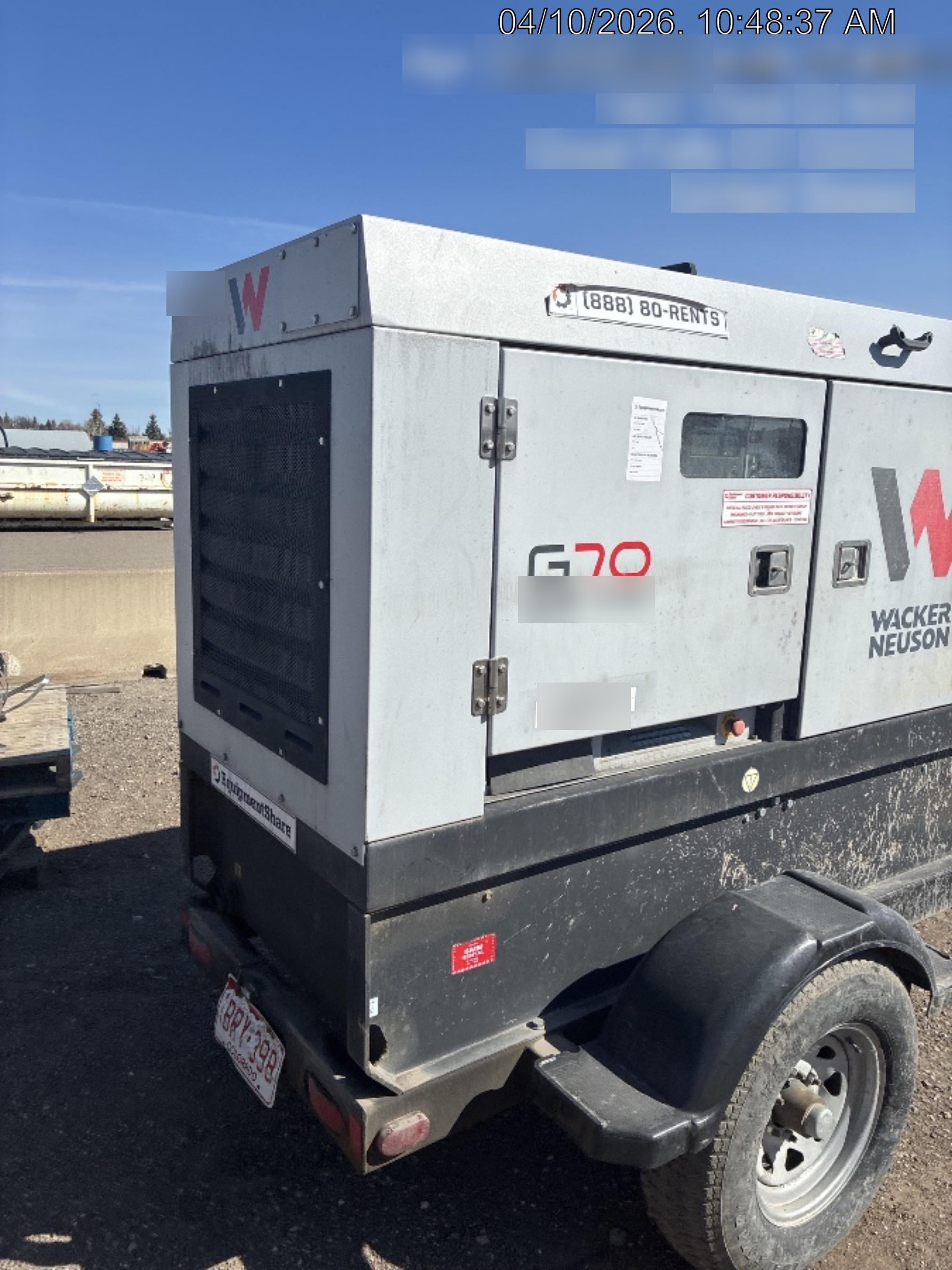 2019 WACKER NEUSON G70