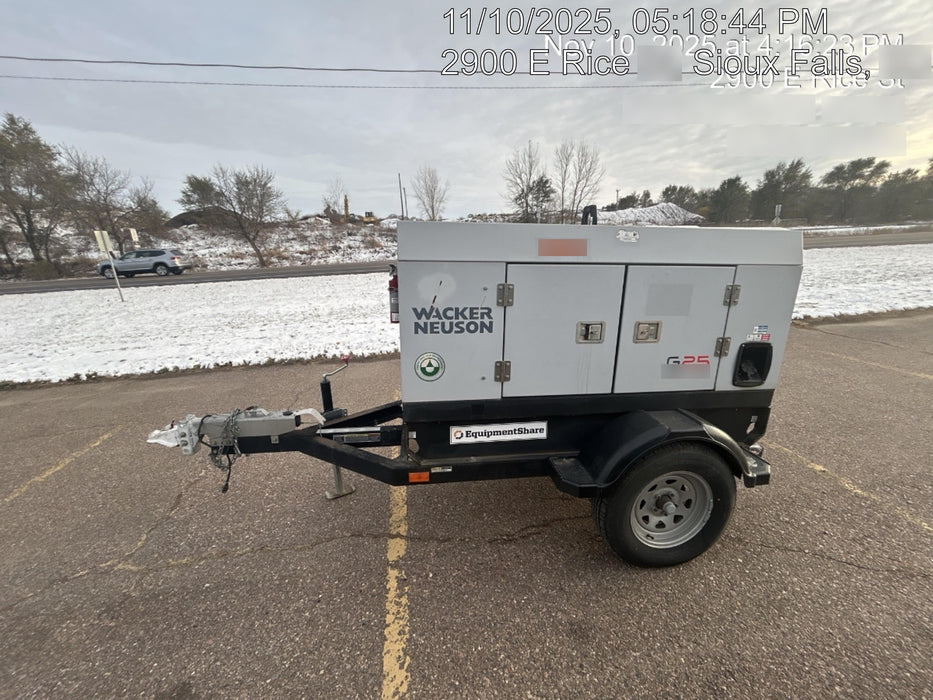 2019 WACKER NEUSON G25