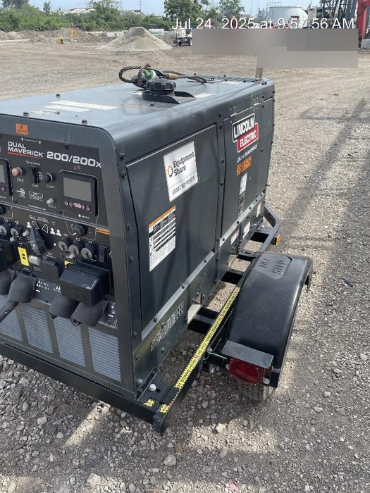 2024 Lincoln Electric Dual Maverick 200/200X Ready Pak 3, Includes Trailer, Cable Rack, Fender Light Kit K4382-1-RP3