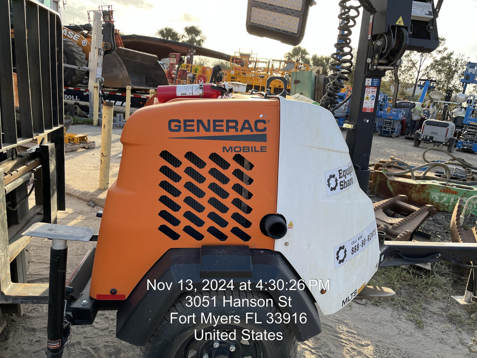 2023 Generac MLT2 Diesel, Flex Switch 120V Input, Powerzone Controller, 
(4) 320W LED Lights, 4kW Generator, 39.9 Gal Fuel Tank, 2" Ball, T3