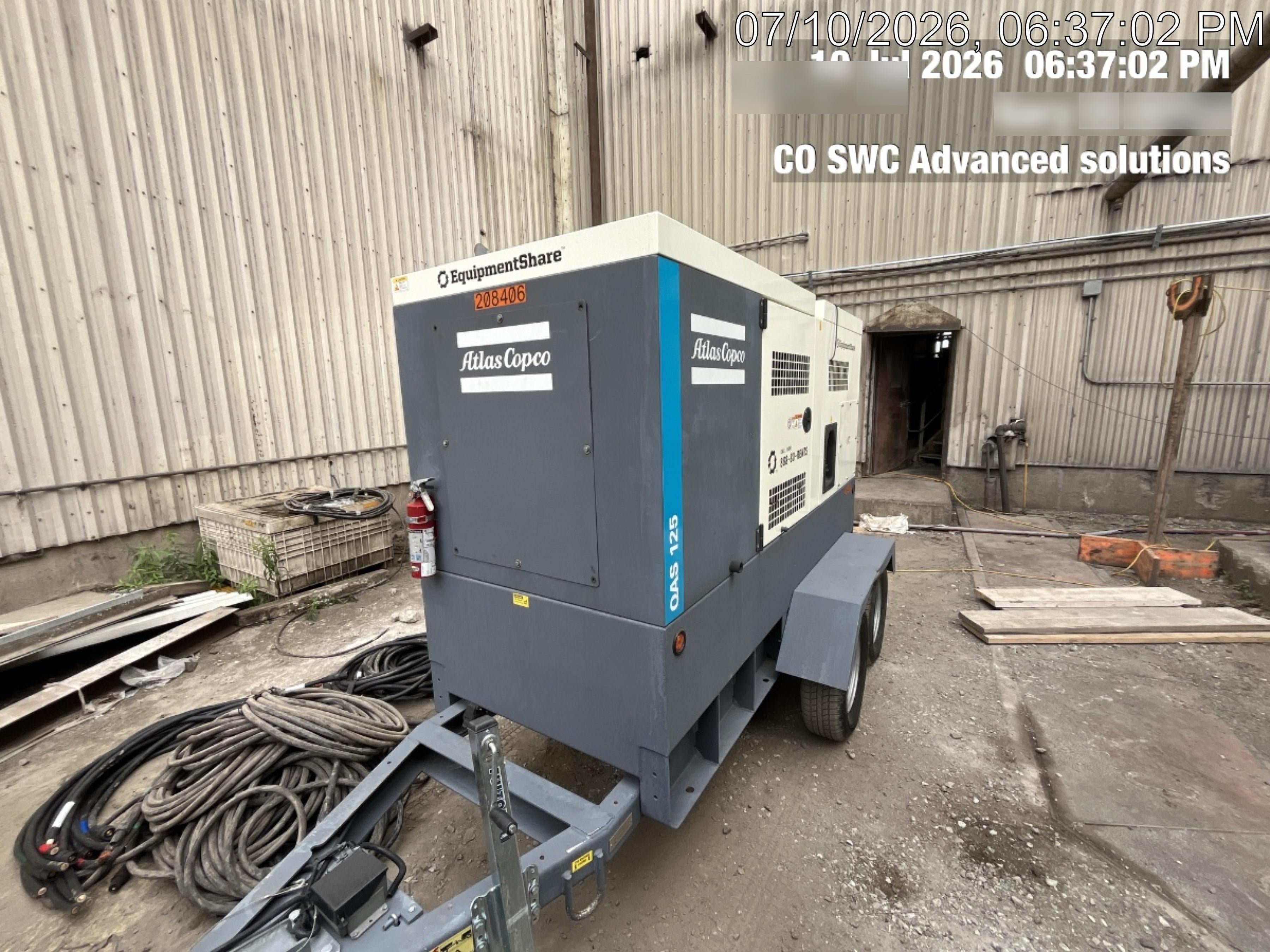 2022 ATLAS COPCO QAS 125