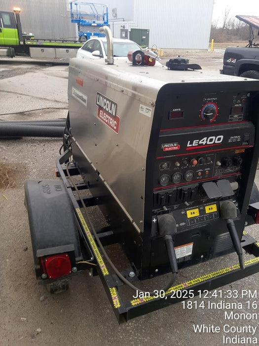 2024 Lincoln Electric LE400 Kubota V1505, Trlr, Cable Rack, Light Kit, ES Decals, T3