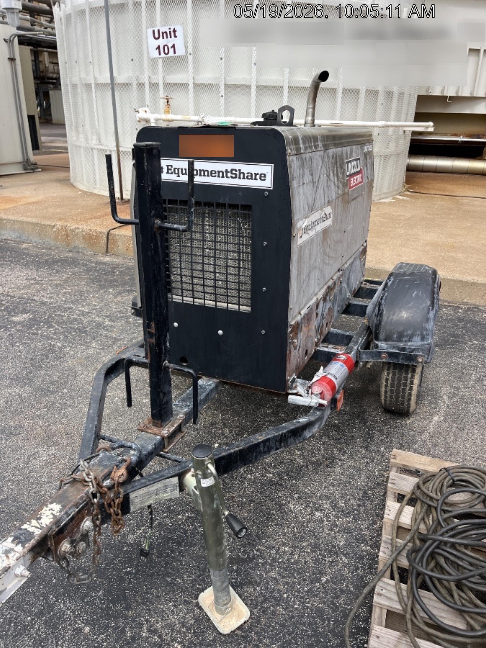 Lincoln Electric Vantage 322 Lincoln Vantage 322 Welder w/Trailer
