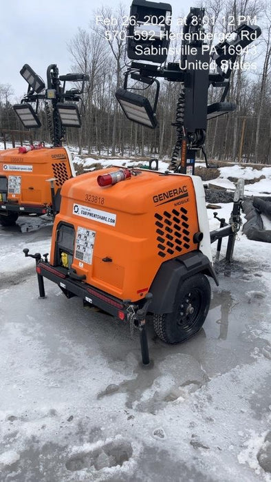 2023 Generac MLT2 Diesel, Flex Switch 120V Input, Powerzone Controller, (4) 320W LED Lights, 4kW Generator, 39.9 Gal Fuel Tank, 2" Ball, T3