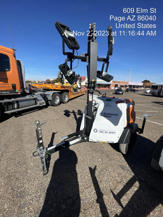 2023 Generac MLT2 Diesel, Flex Switch 120V Input, Powerzone Controller, (4) 320W LED Lights, 4kW Generator, 39.9 Gal Fuel Tank, 2" Ball, T3