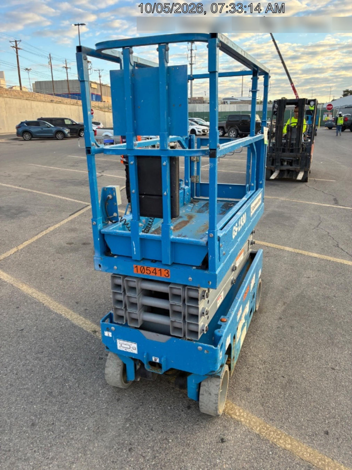 2020 Genie GS-1930 Solid Non Marking Tires, Beacon, Folding rails with half height swing gate