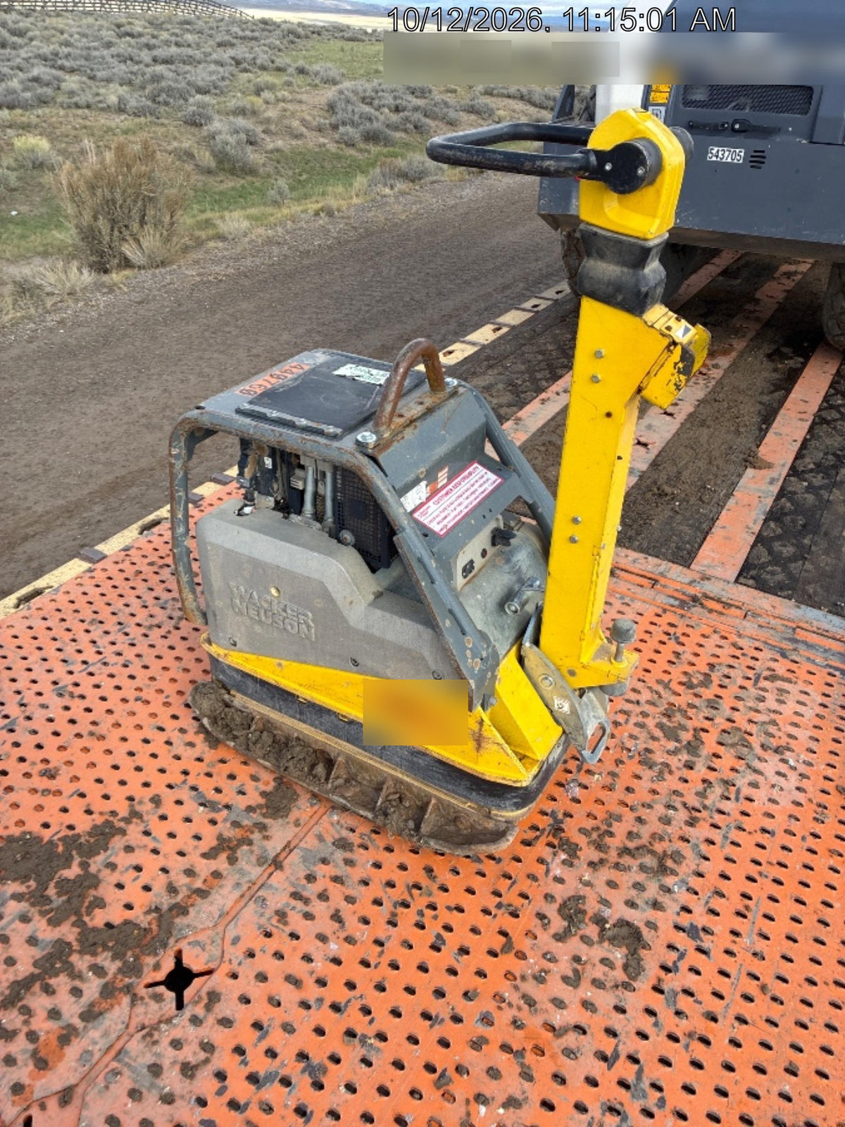 2024 Wacker Neuson DPU6555Heh Hatz Diesel, Reversible Plate Compactor, electric start