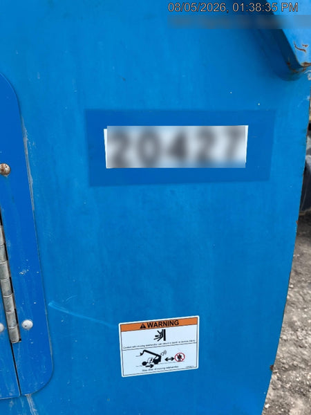 2018 Genie GTH-1056 Genie GTH-1056 w/ROPS, Work Lights, Solid Tires, RH Cab Mesh, Beacon, 60" Carriage and Forks