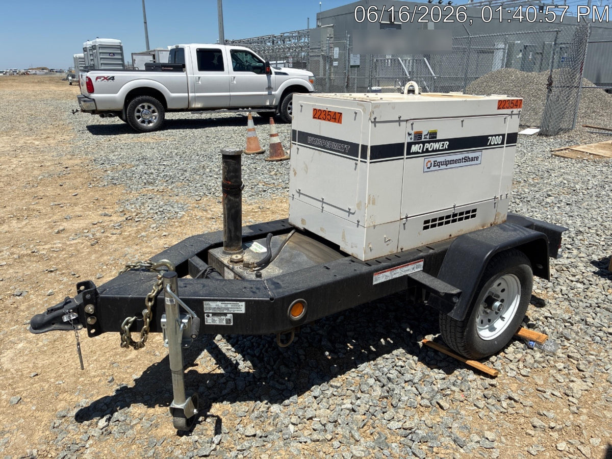 2022 Multiquip DA7000SSA3 Kubota Diesel, Trailer Mounted Package