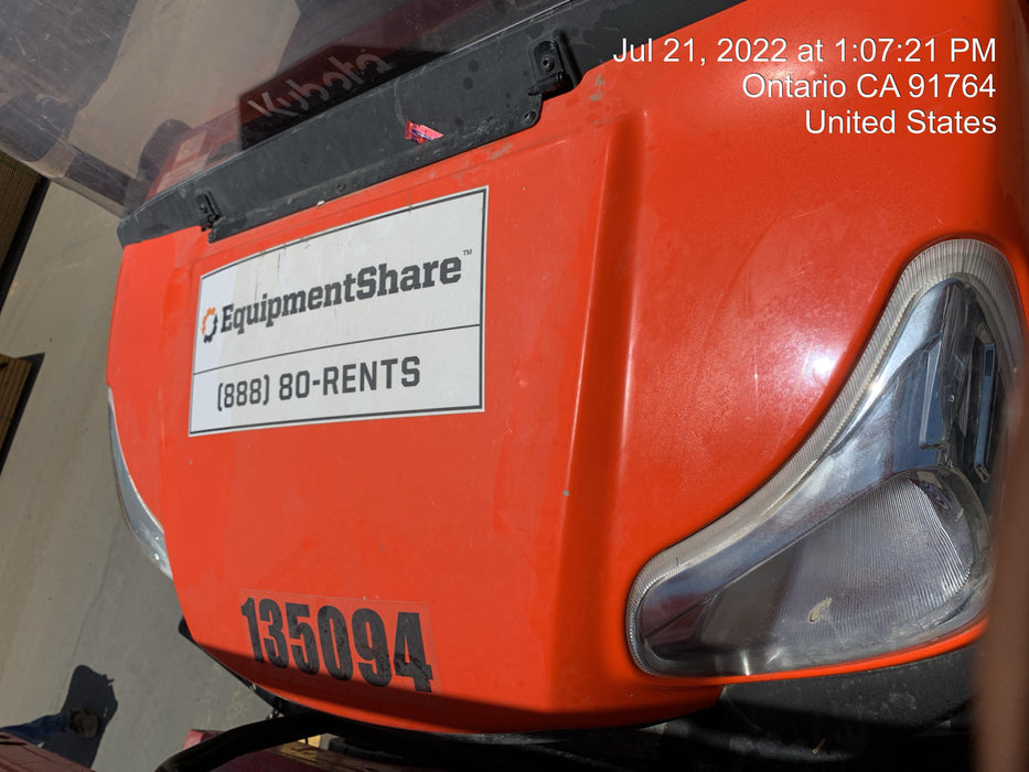 2022 Kubota RTV-X1140W-H Plastic Canopy, Windshield Acrylic Clear, LED Strobe Light, Wire Harness Kit, Back up Alarm