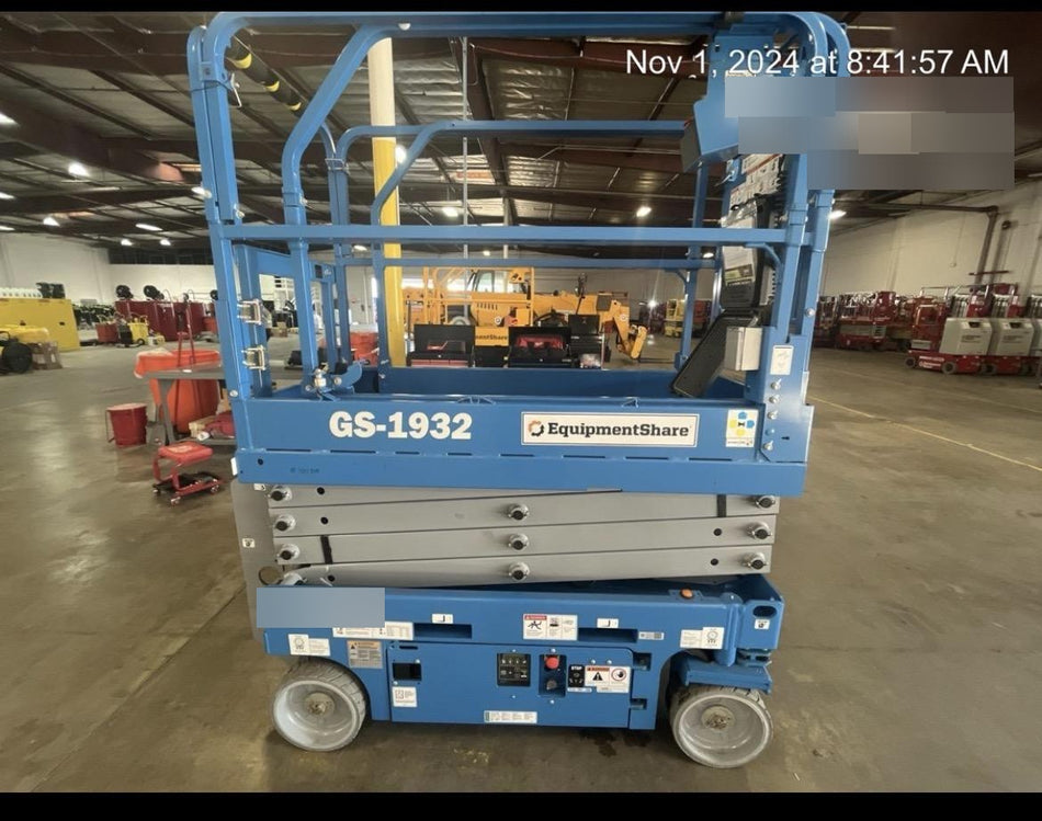 2024 Genie GS-1932 Electric Drive, Sld NM Tires, DBcns, T3 + Access Control