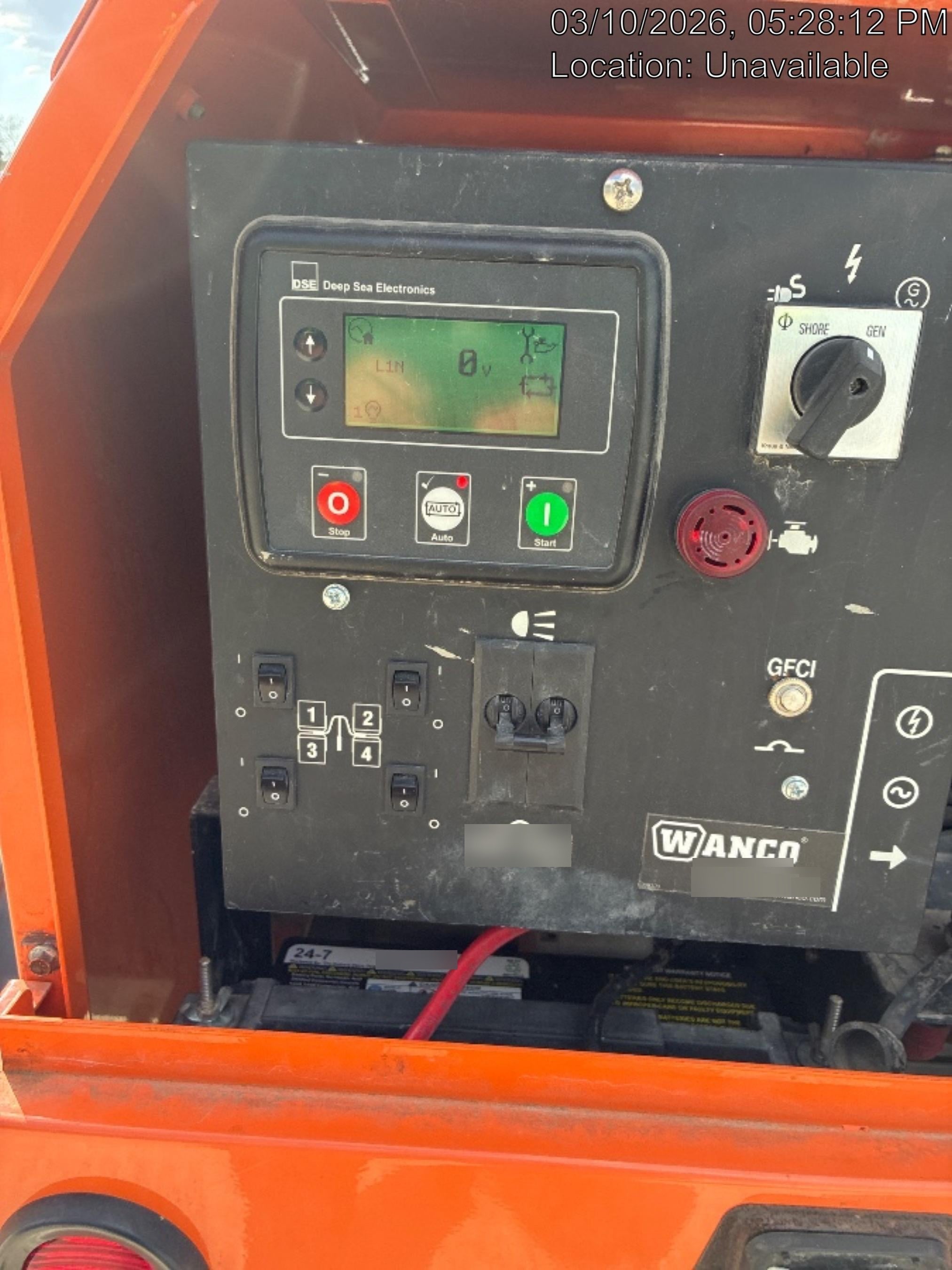 2023 Wanco WLTT-4MM4K Diesel, Deep Sea Controller, Shore Power Plug, Auto Start, (4) 350W LED Floodlights, 4kW Generator, 60 Gal Fuel Tank, 2" Ball, T3