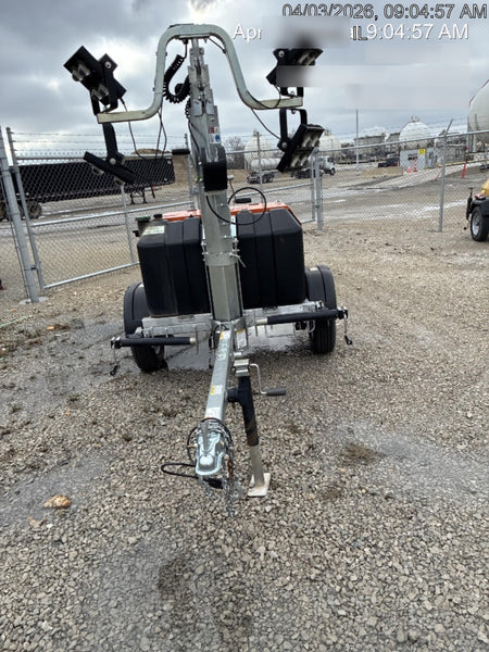 2024 Wanco WLTT-4MM4K Diesel, Deep Sea Controller, Shore Power Plug, Auto Start, (4) 350W LED Floodlights, 4kW Generator, 60 Gal Fuel Tank, 2" Ball, T3