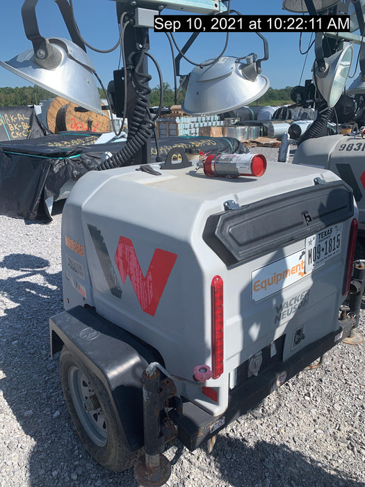 2019 Wacker Neuson LTV6L-MH Wacker Neuson LTV6L Mobile Light Tower w/Fuel Level Sensor Installed