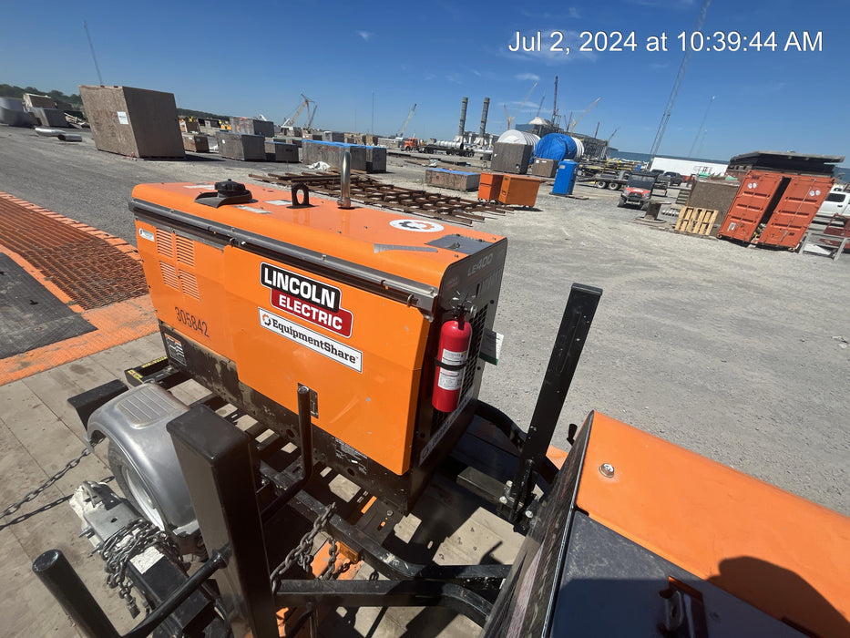 2023 Lincoln Electric LE400 Kubota V1505, Trlr, Cable Rack, Light Kit, ES Decals, T3