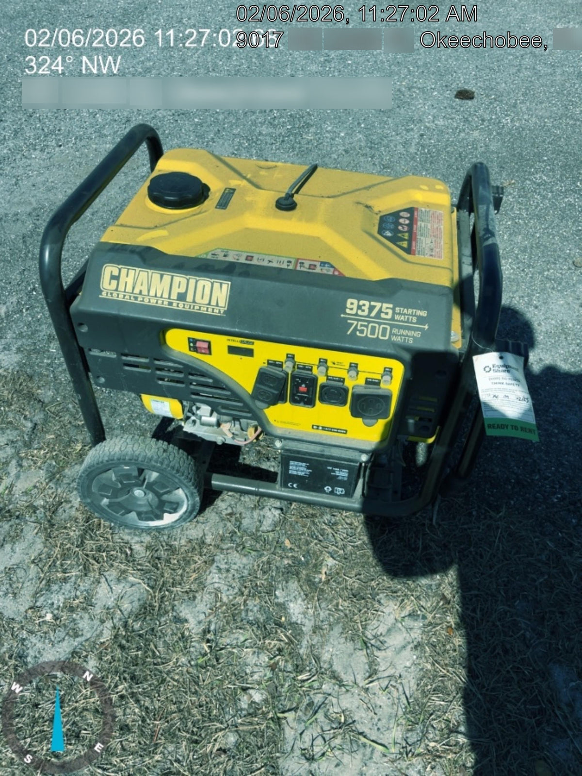 2022 CHAMPION POWER EQUIPMENT 100704