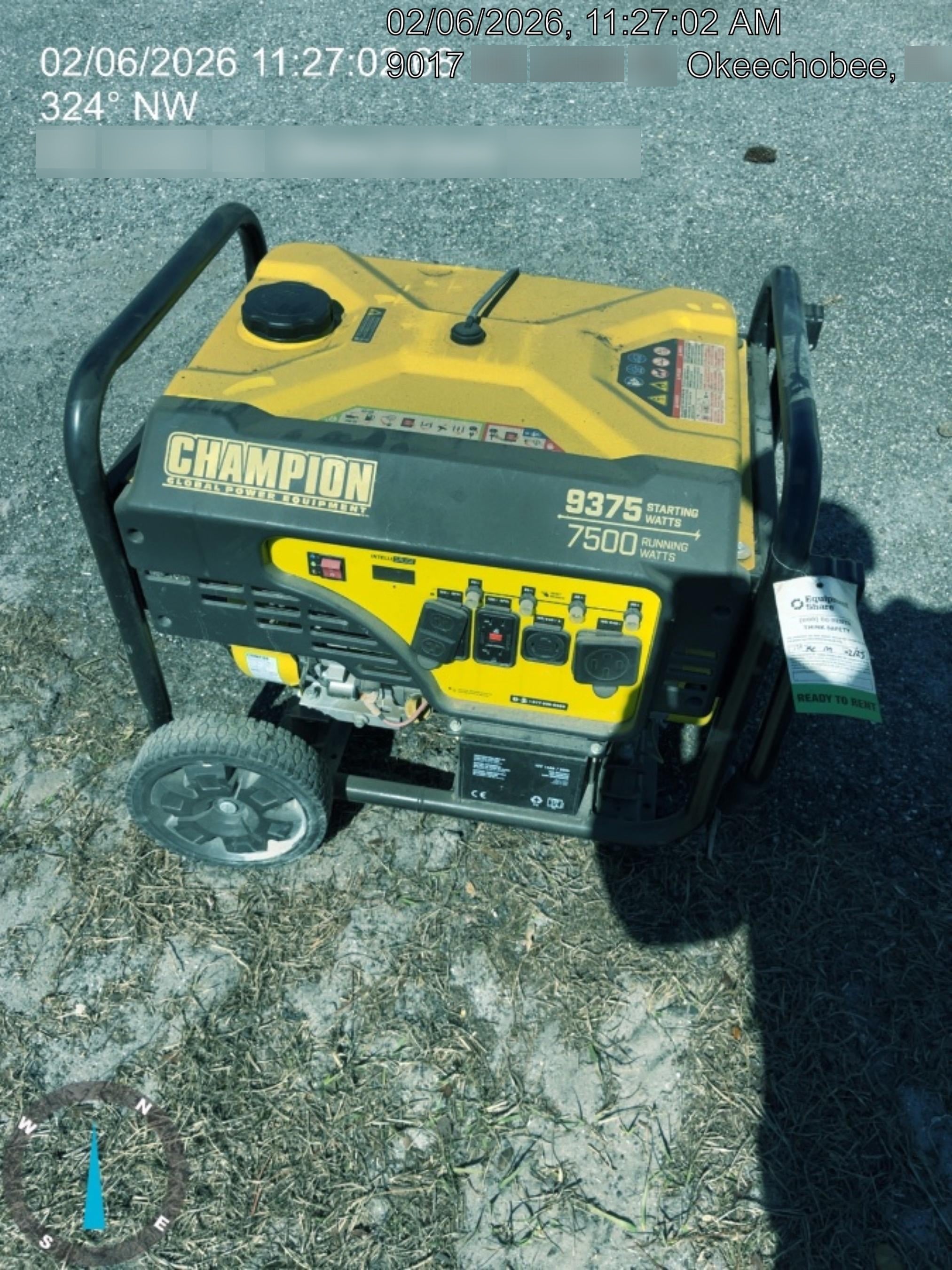 2022 CHAMPION POWER EQUIPMENT 100704