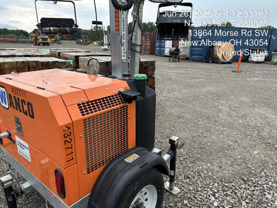 2024 Wanco WLTT-4MM4K Diesel, Deep Sea Controller, Shore Power Plug, Auto Start, (4) 350W LED Floodlights, 4kW Generator, 60 Gal Fuel Tank, 2" Ball, T3