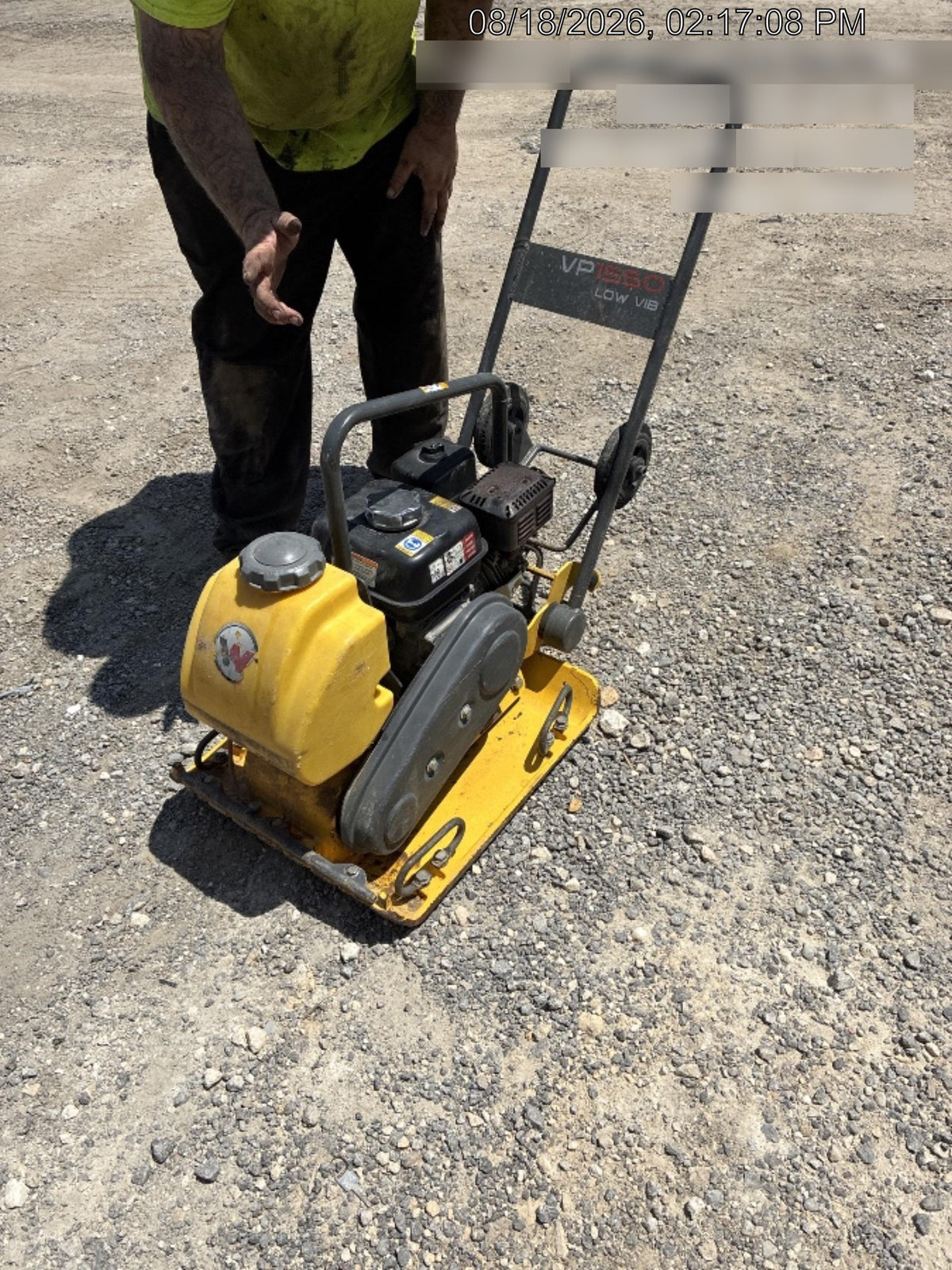 2021 WACKER NEUSON VP1550AW