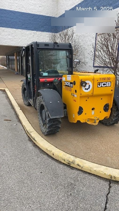 2020 JCB 505-20TC Canopy, Solid Tires, Work Lights, Beacon, Aux Hydraulics, Back up Alarm, ES Decals