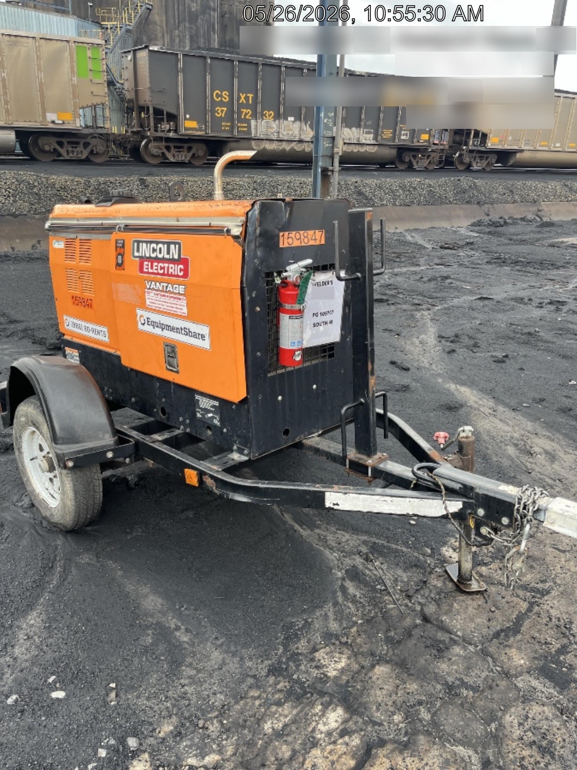 2021 Lincoln Electric Vantage 322 Vantage 322 Ready Pak 3 w/ Decals, ORANGE (includes trailer, cable rack, fender light kit) NO Telematics