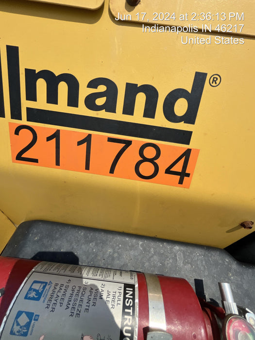 2022 Allmand NLV3GR (4) LED Light Fixture 350W, 23' Vertical Mast, 3kW Prime, Towable, Deep Sea L401, Leveling Jacks, Yanmar T4F 5.8hp