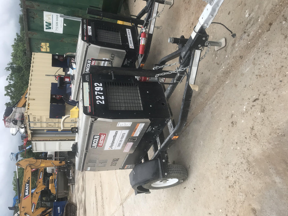 2019 Lincoln Electric Vantage 322 Lincoln Vantage 322 Welder w/Trailer, Light Kit, Cable Rack