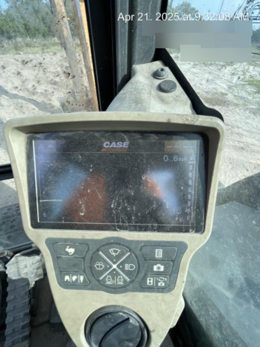 2015 Case CX80C CLOSED CAB, A/C, RUBBER TRACKS PADS, 7'-2" ARM