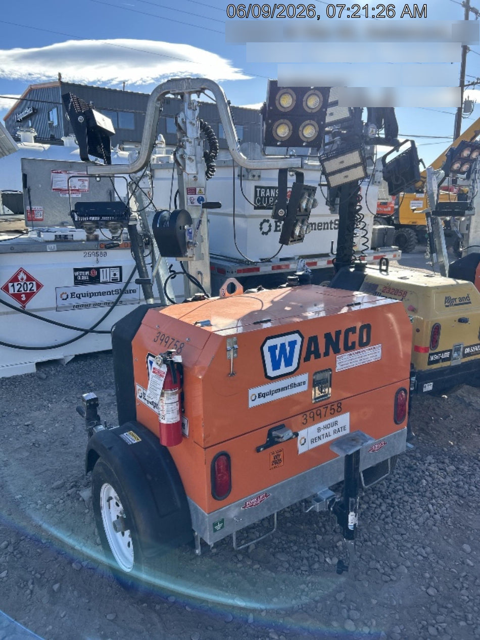 2024 Wanco WLTT-4MM4K Diesel, Deep Sea Controller, Shore Power Plug, Auto Start, (4) 350W LED Floodlights, 4kW Generator, 60 Gal Fuel Tank, 2" Ball, T3